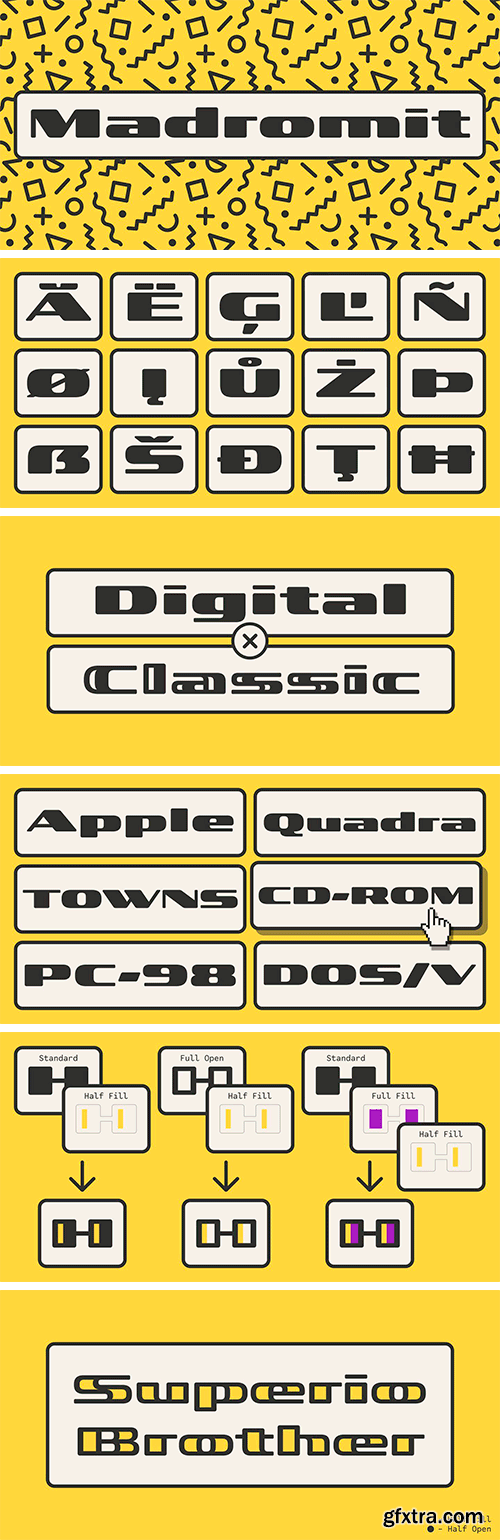 Madromit Font Family