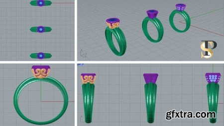 Designing 3 Different Solitaire Engagement Rings Via Matrix