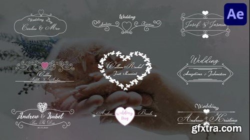 Videohive Unique Wedding Titles for After Effects 43382978