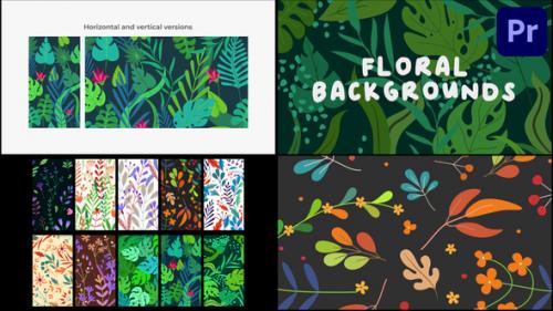 Videohive - Floral Backgrounds for Premiere Pro - 43406531 - 43406531