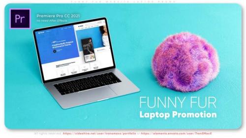 Videohive - Funny Fur Website Laptop Promo - 43399676 - 43399676