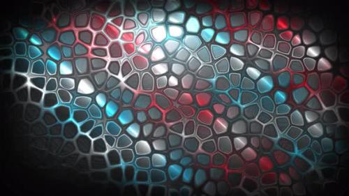 Videohive - Transformations Background Animation of Texture Cells | 4K - 43397324 - 43397324