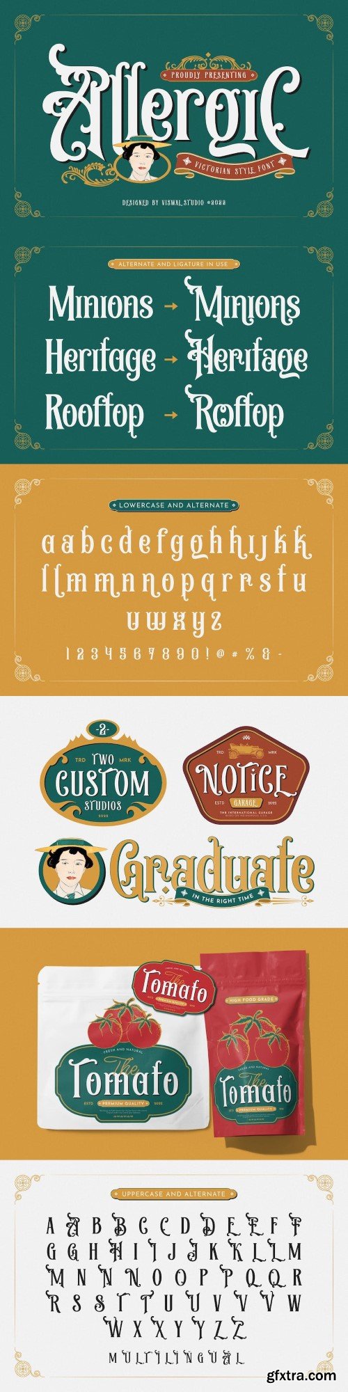 Allergic - Vintage Font