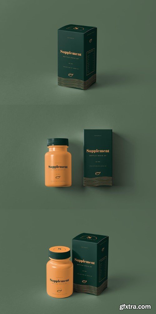 Supplement bottle mock-up