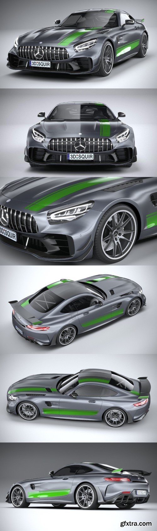 Mercedes-Benz AMG GT-R PRO 2020 3D Model