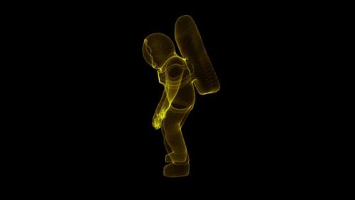 Videohive - Hologram Astronaut - 43412596 - 43412596