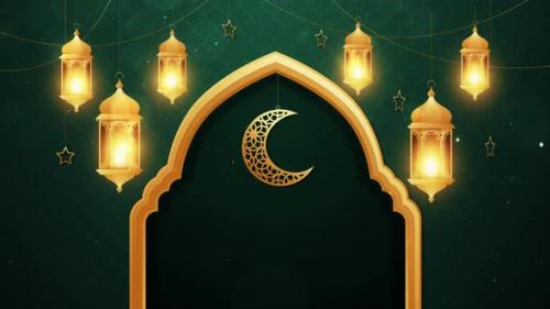 Videohive - Eid Mubarak Loop 4k - 43412766 - 43412766