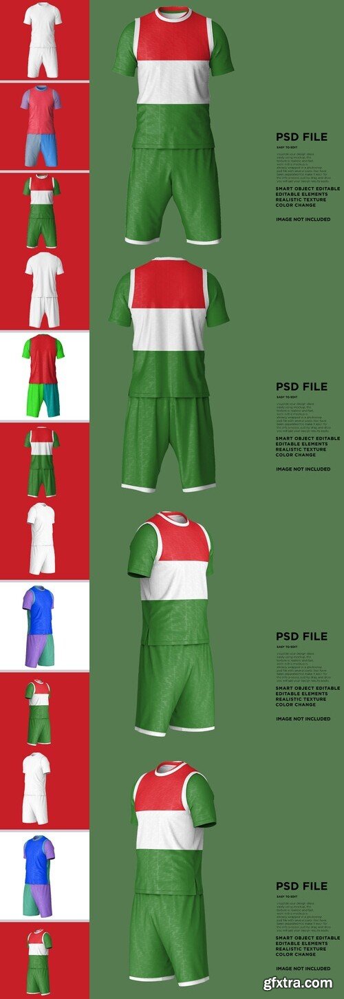 Fottball kit mockup