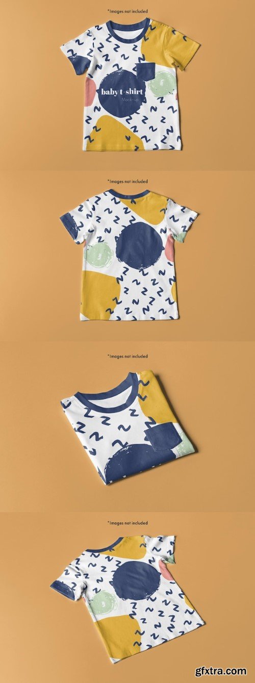 Baby t-shirt mockup