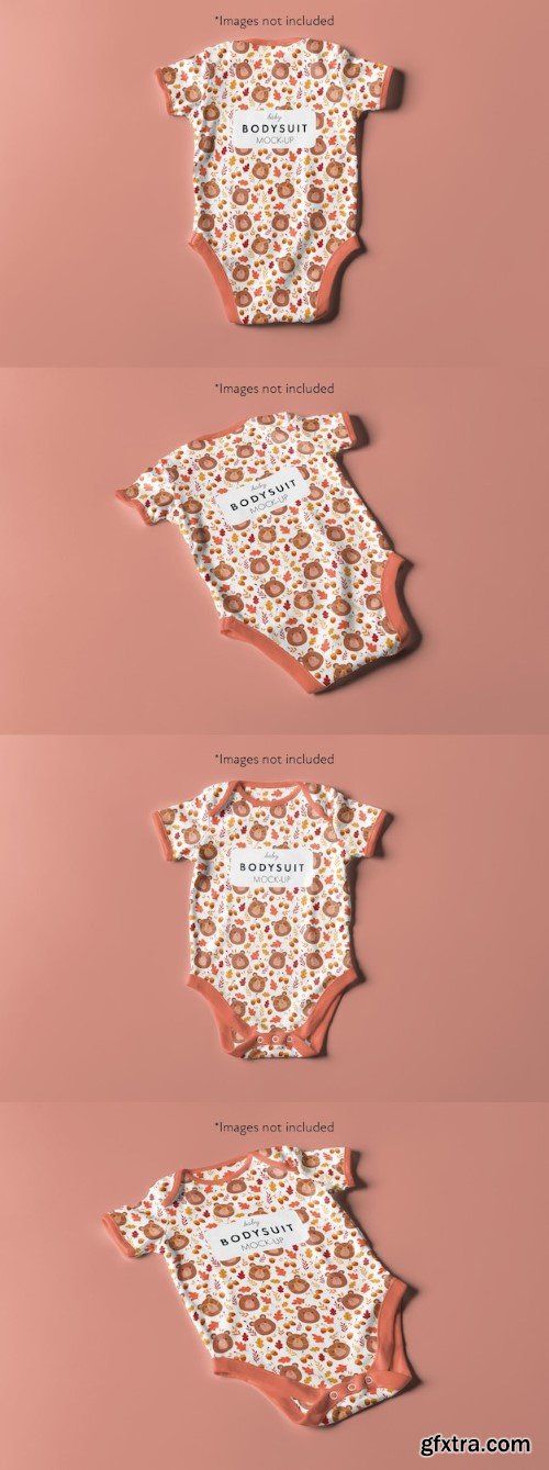 Baby bodysuit mockup