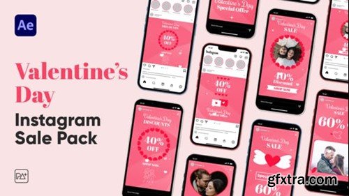 Videohive Valentines Day Instagram Sale For After Effects 43427336