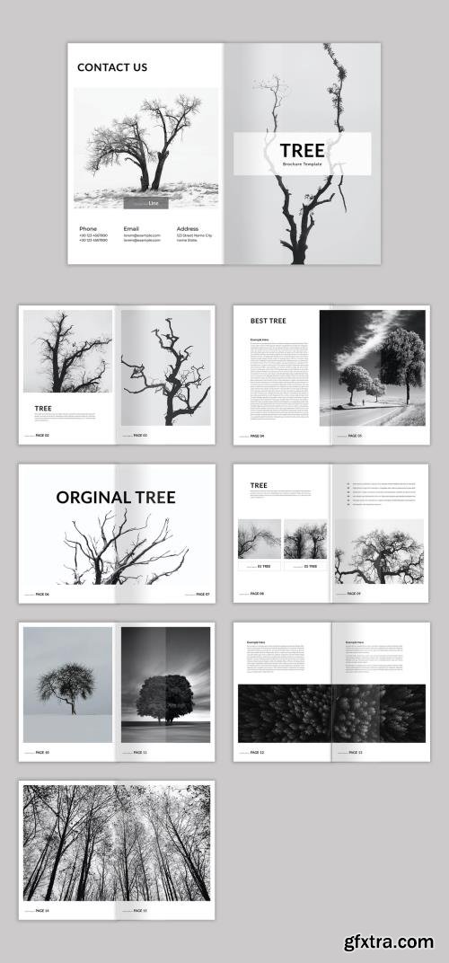 Tree Brochure Layout 532556983