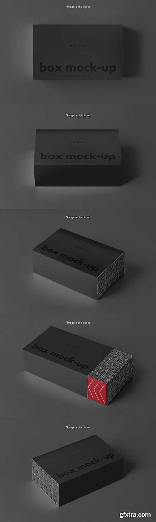 Carton box mockup