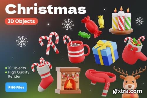 Christmas 3D Illustrations RBYV998