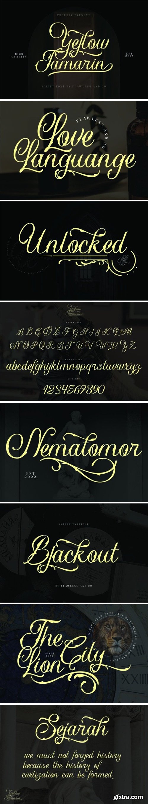 Yellow Tamarin Font