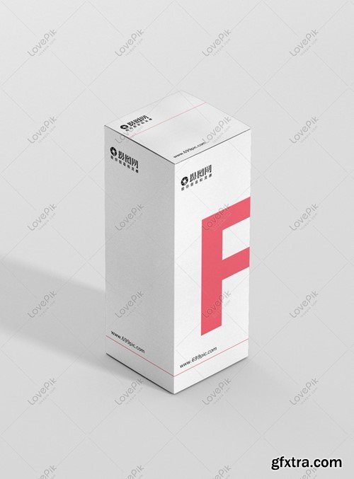 White Background Box Packaging Mockup Template 400763095