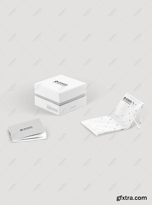 Gift Box Packaging Mockup Template 400769939