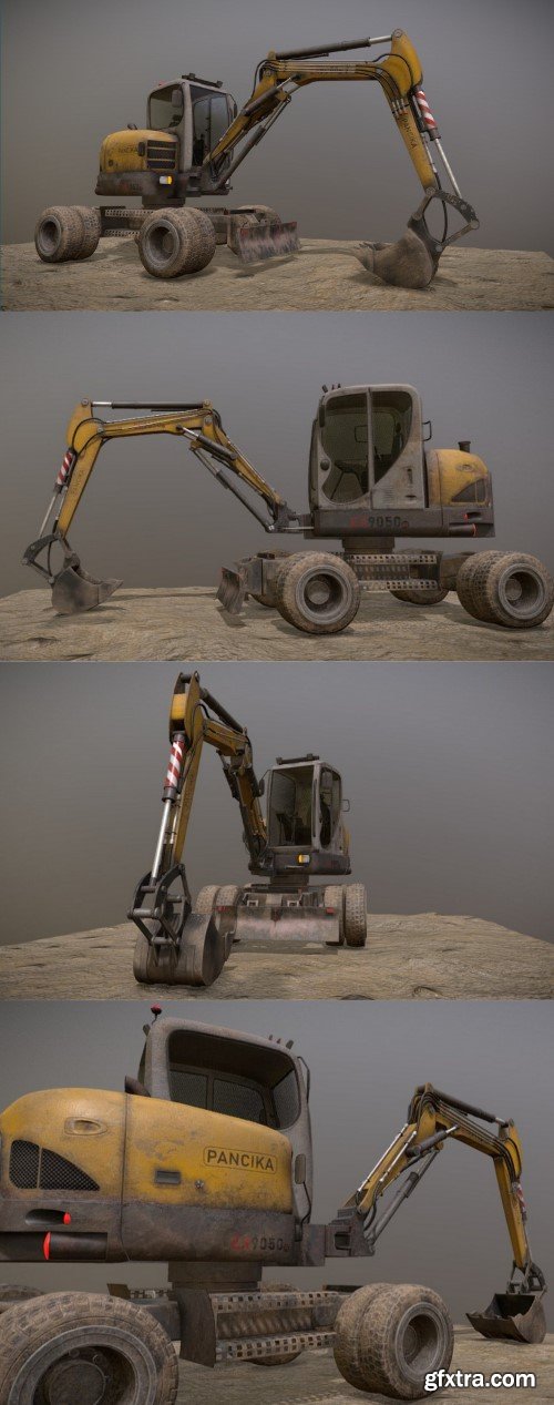 Excavator 3D Model