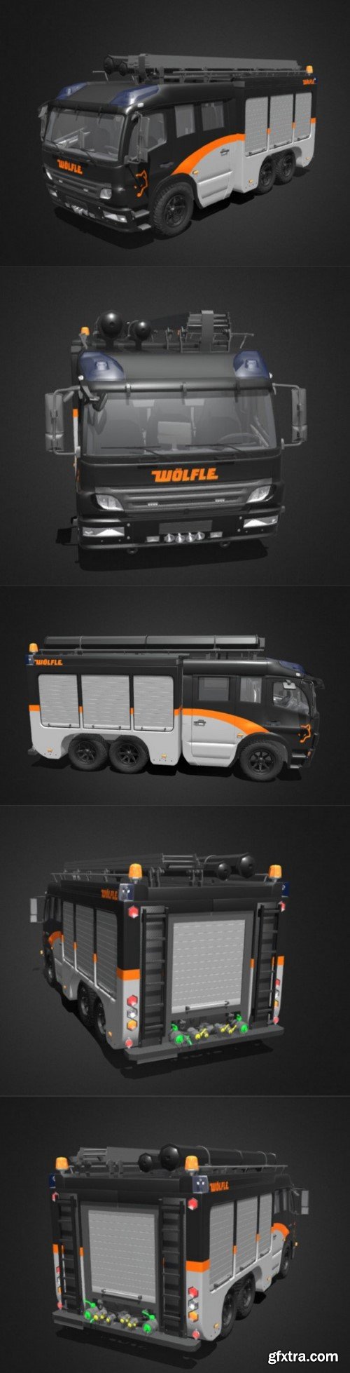 Woelfle Fire Truck 3D Model