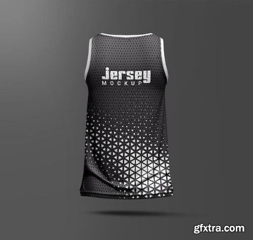 Sleeveless jersey mockup