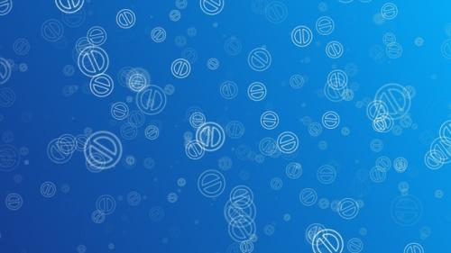 Videohive - Ban Circle Icon Background Loop - 43449560 - 43449560