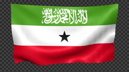 Videohive - Somaliland Flag Waving Looped - 43449562 - 43449562