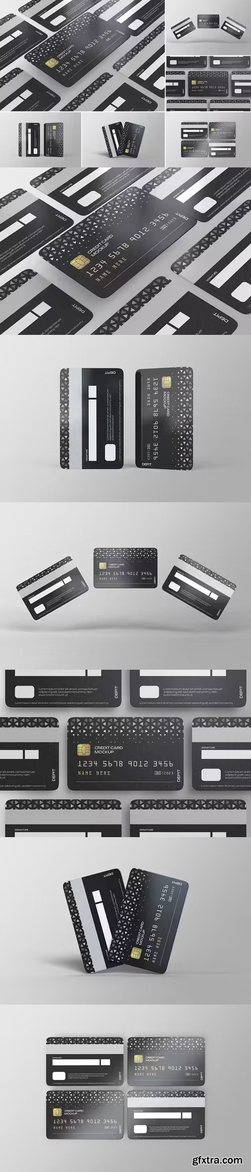 Credit Card Mockups