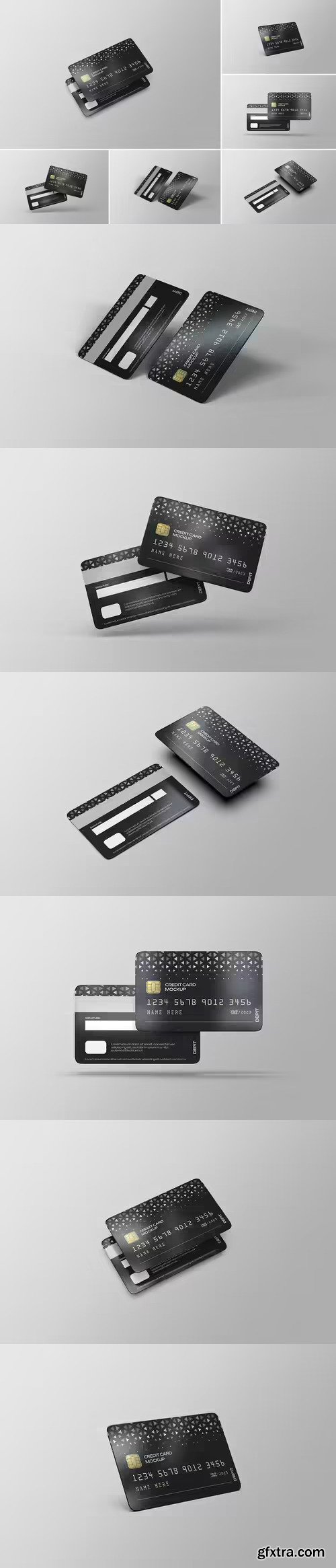 Credit Card Mockups 2