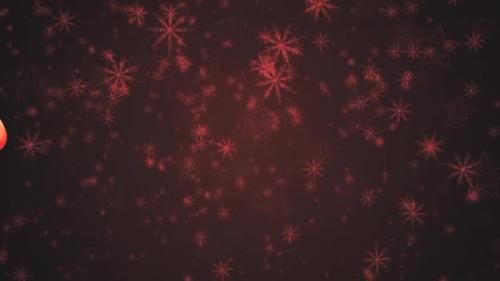 Videohive - Yellow Particles And Christmas Gifts Flying - 43372684 - 43372684