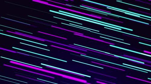Videohive - Abstract Neon Colorful Light Shapes Trails Speed Animation 4K Seamless Loop Tunnel. - 43396054 - 43396054