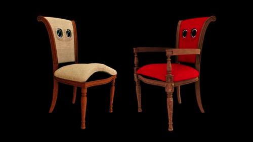 Videohive - Chair Talking Character Looped Alpha Channel - 43396331 - 43396331