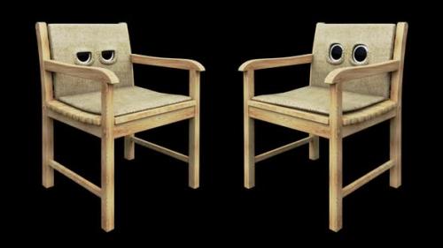 Videohive - Cartoon Chair Talking Looped Alpha Channel - 43396333 - 43396333