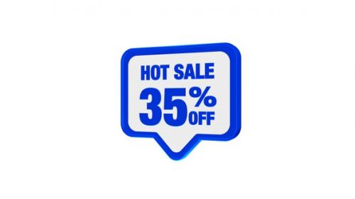 Videohive - Hot Sale Discount Badge 35 Percent Off - 43405043 - 43405043