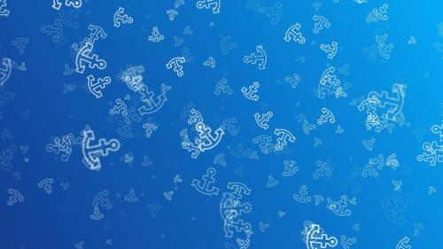 Videohive - Anchor Shape Icon Background Loop - 43406634 - 43406634