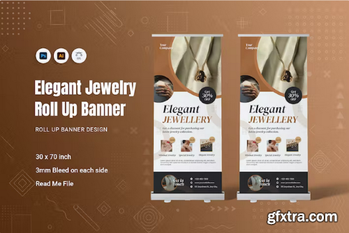 Jewelry Roll Up Banner