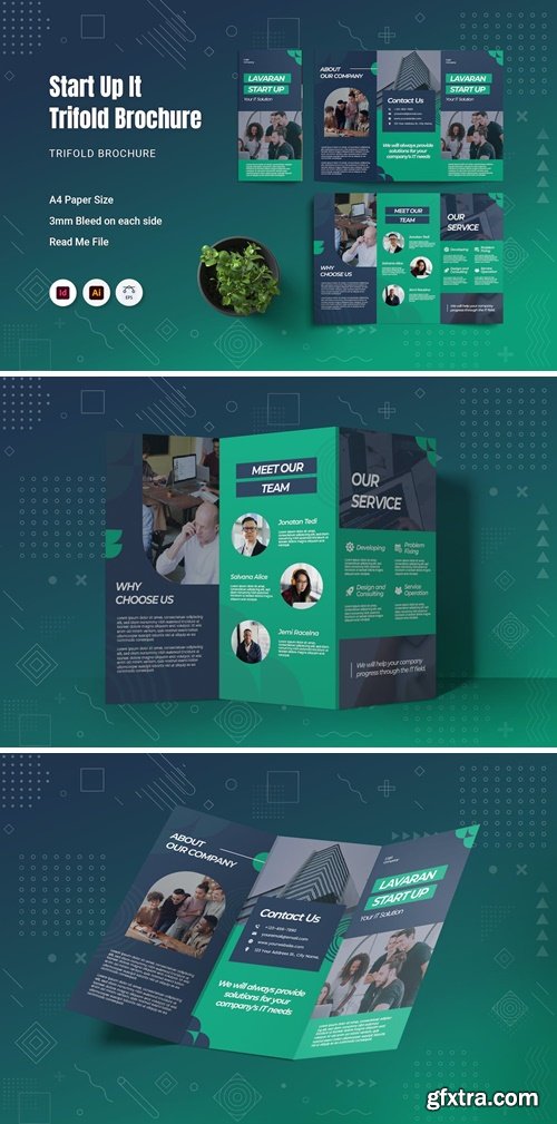 Start Up It Trifold Brochure B483G5Z