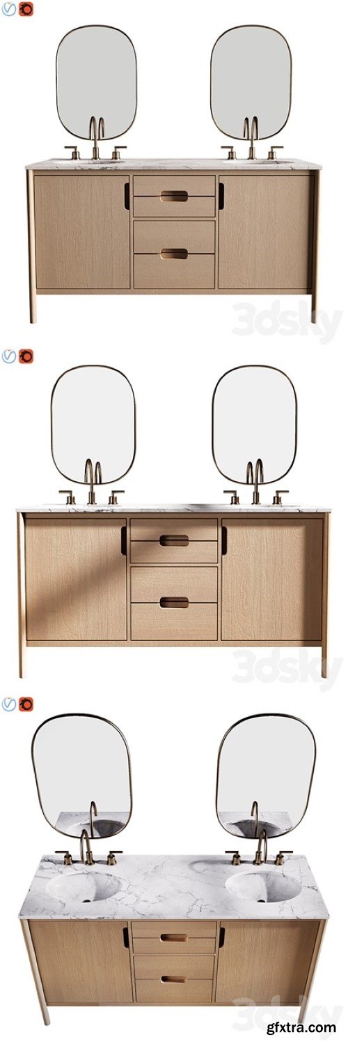 Manzanita 60 Double Sink Vanity