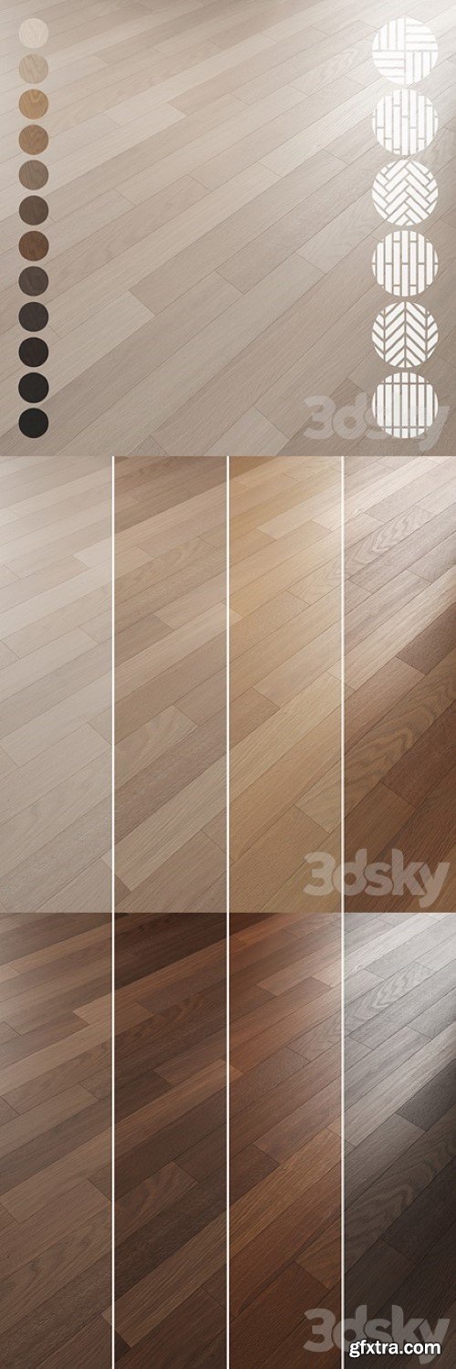 Oak Flooring Set 013