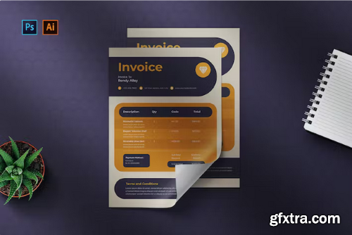 Creative Rounded - Invoice
