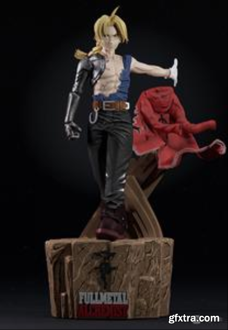 Edward Elric – Fullmetal Alchemist – 3D Print Model