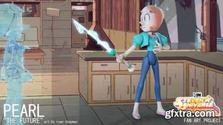 Gem Defenders – Pearl Action Figure – 3D Print Model