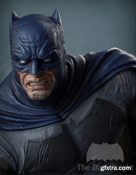 The Dark Knight on the Bat Signal – 3D Print Model