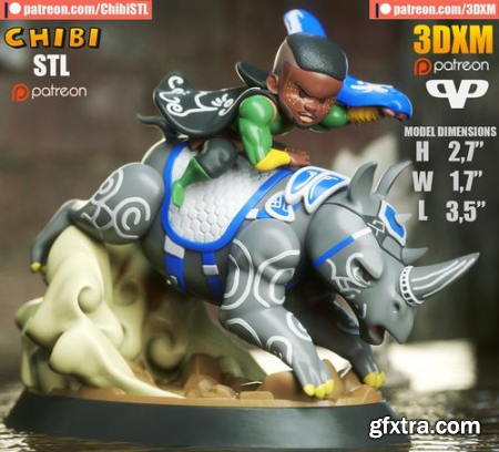 WKabi on Rhino Chibi – 3D Print Model