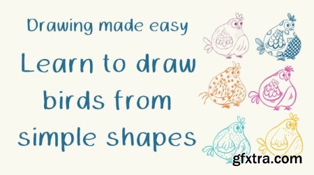 Drawing Made Easy - Learn to draw birds from simple shapes