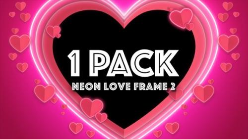 Videohive - Neon Love Frame 2 (alpha) - 43382240 - 43382240