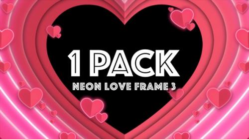 Videohive - Neon Love Frame 3 (alpha) - 43382281 - 43382281