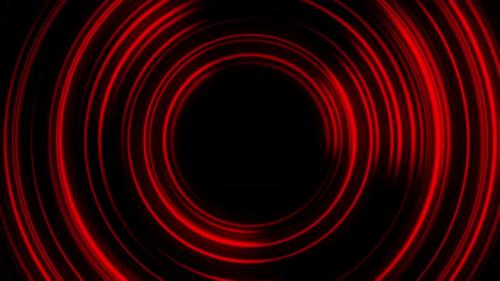 Videohive - Abstract red glowing circles background - 43382385 - 43382385