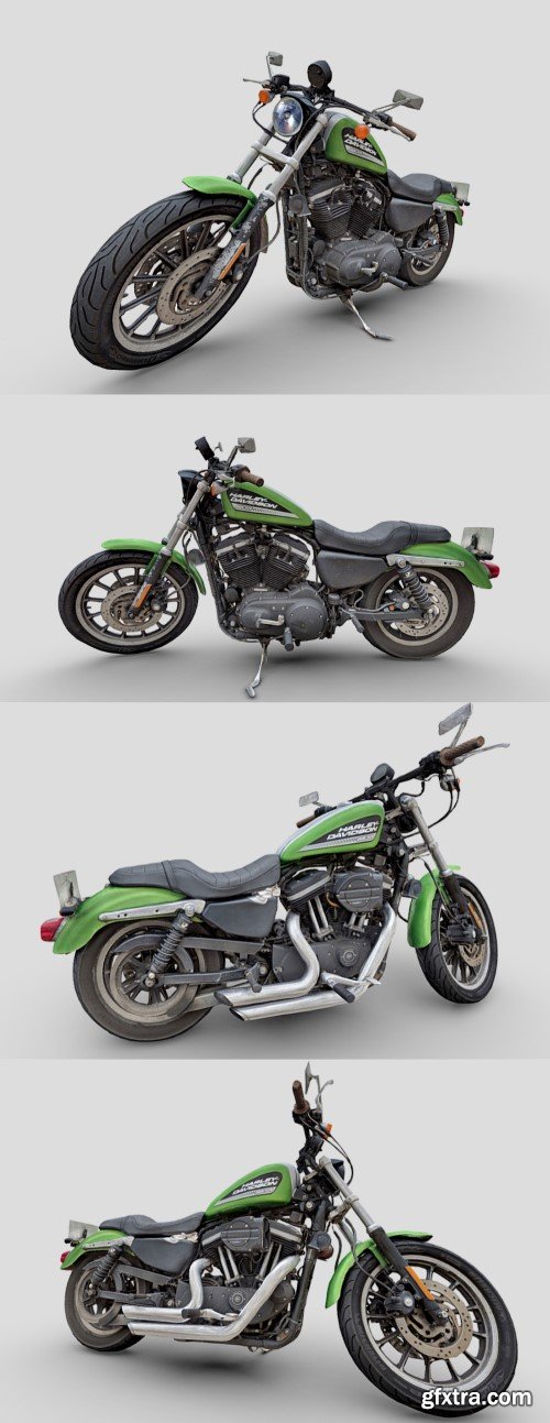 Harley Davidson Sportster 883R Custom 3D