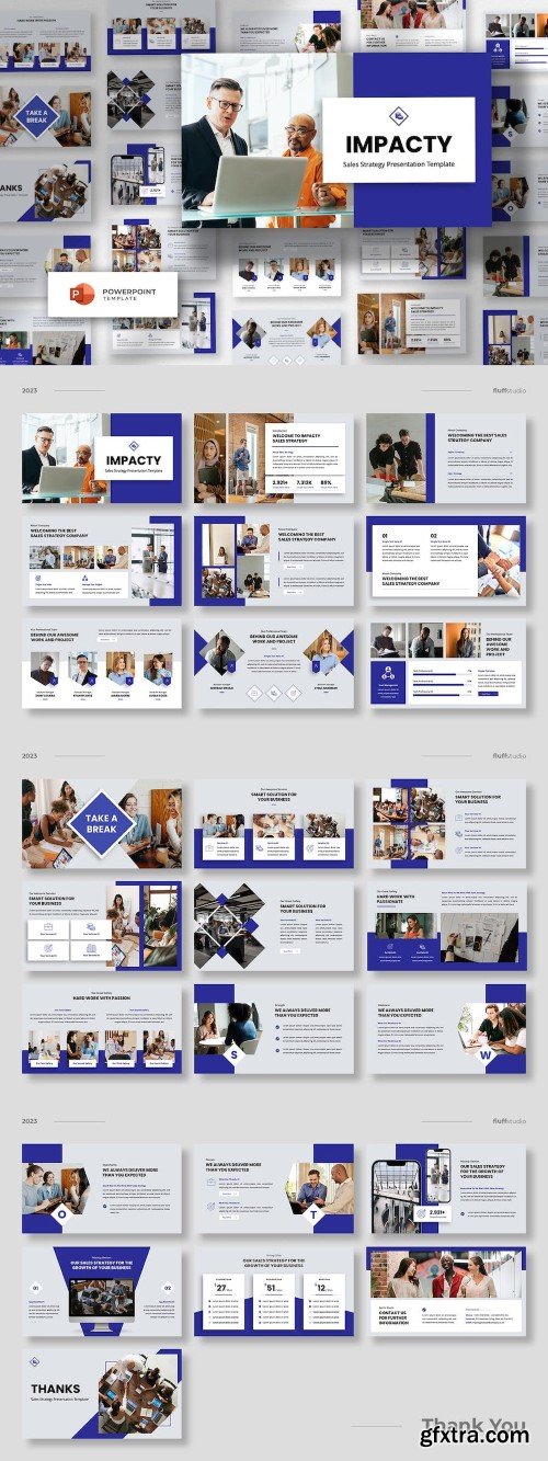 Impacty - Sales Marketing PowerPoint Template