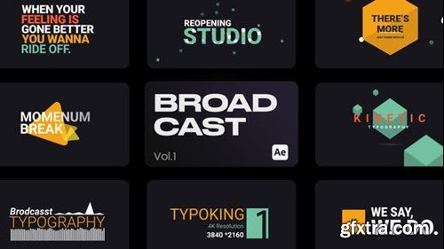 Videohive Broadcast Titles for After Effects 43507317